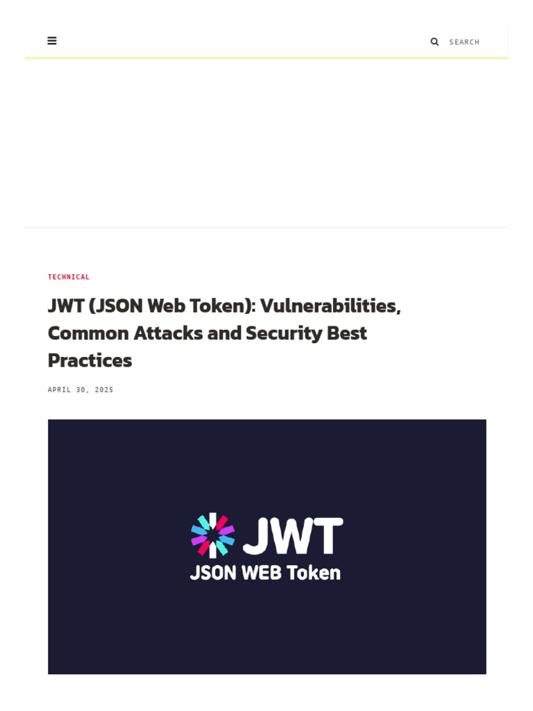 JWT Security Vulnerabilities Explained | PDF | Computing | Cyberwarfare