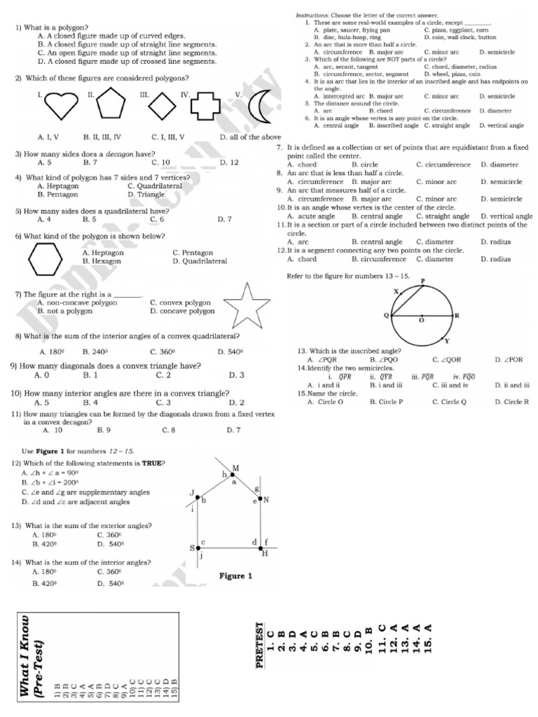 Numeracy Alternative Test | PDF