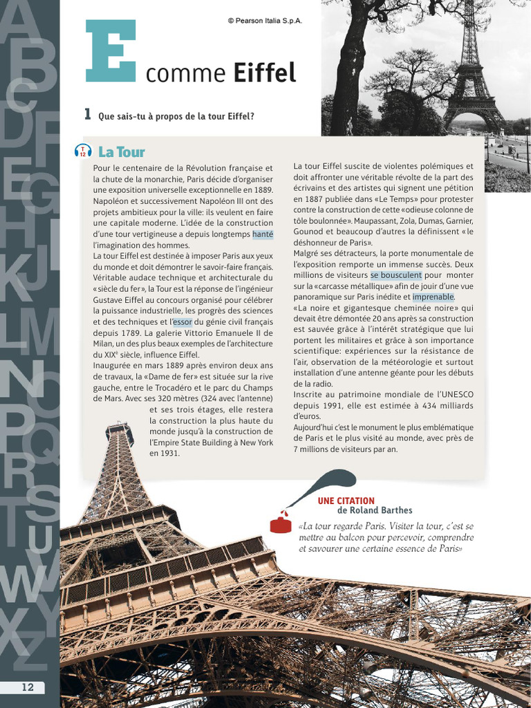 Histoire de la tour Eiffel | PDF