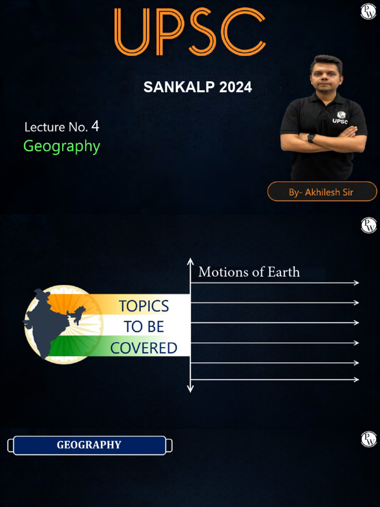 Geography 04 - Classnotes UPSC Sankalp Hinglish | PDF
