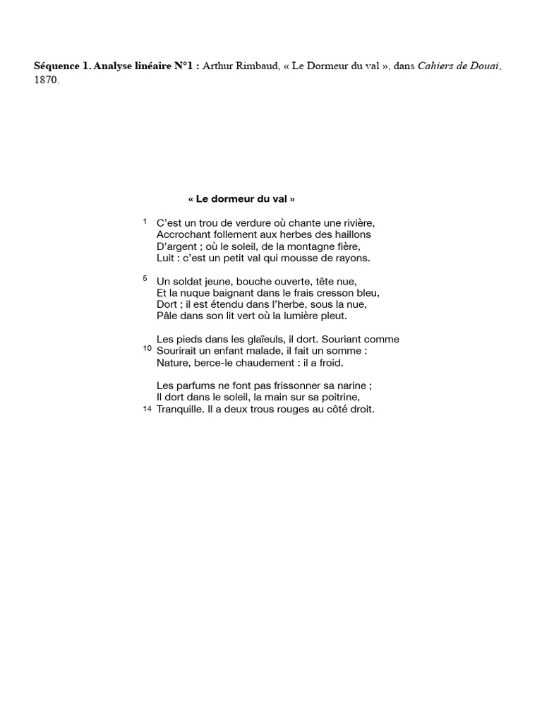 Descriptif EAF Texte Pour Le Bac de Français PDF — free download