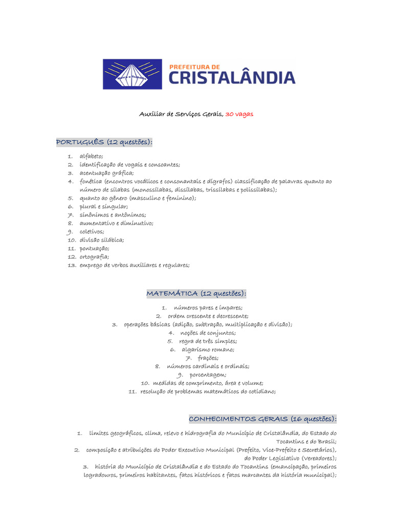 Crista | PDF | Famílias linguísticas | Linguística