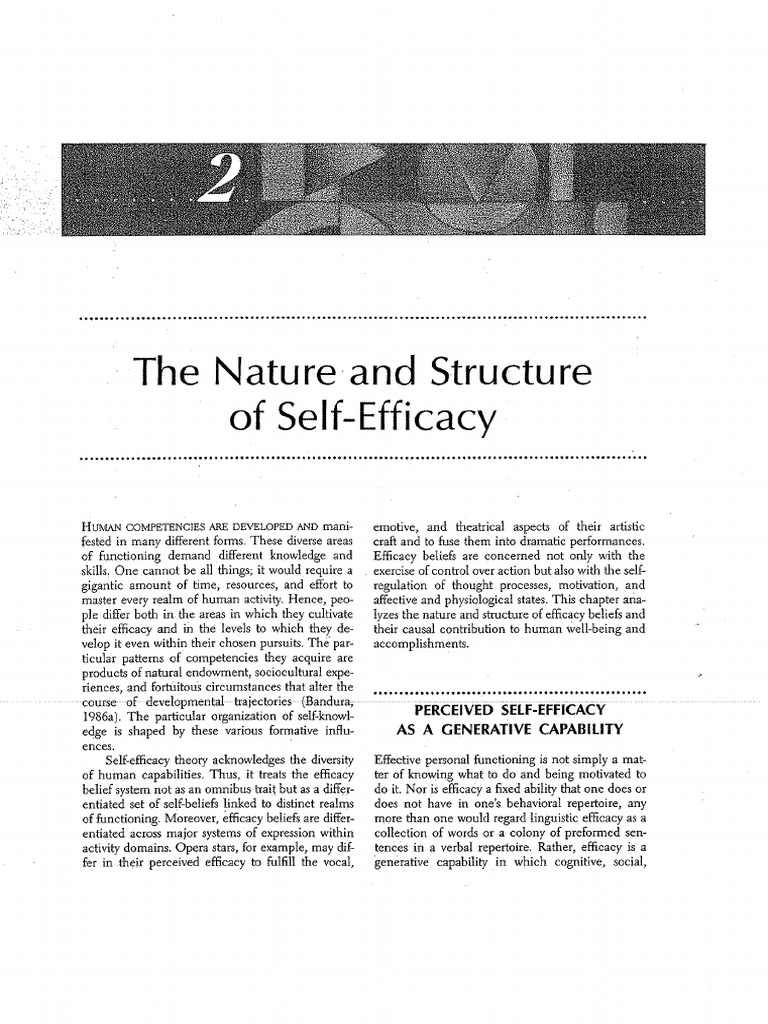 Albert Bandura Self Efficacy The Exercis-42-84 | PDF