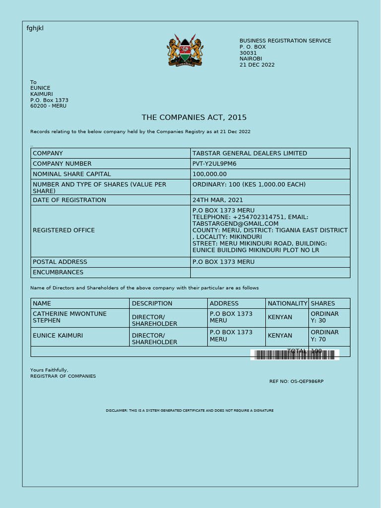 OS QEF986RP Company Search CR12 | PDF
