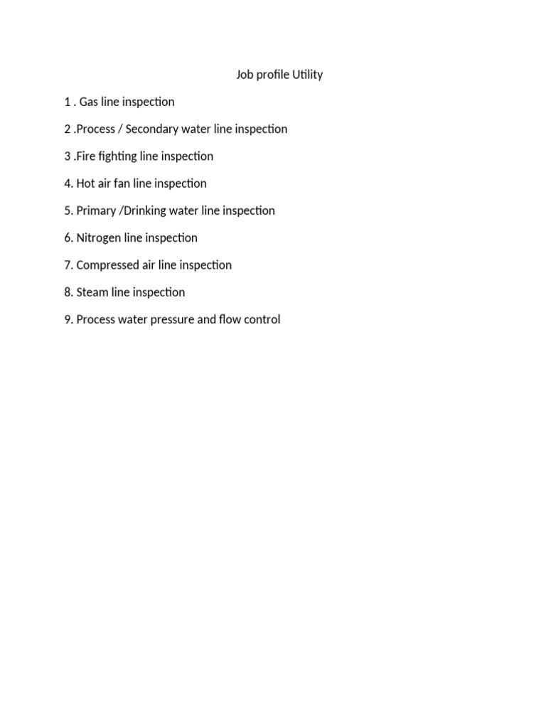 Job Profile | PDF