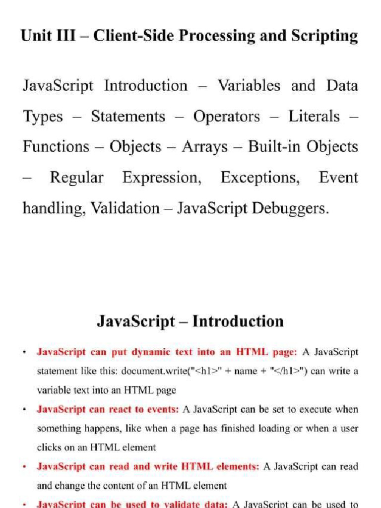 Web Essential - UNIT-3 | PDF