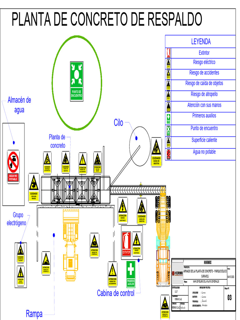 Mapa de Riesgos en Planta de Concreto | PDF | Energia electrica