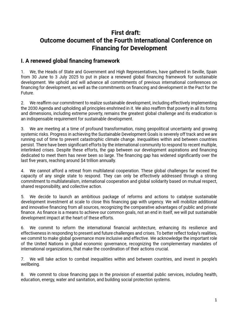 FFD4 Outcome First Draft | PDF | Taxes | Sustainability