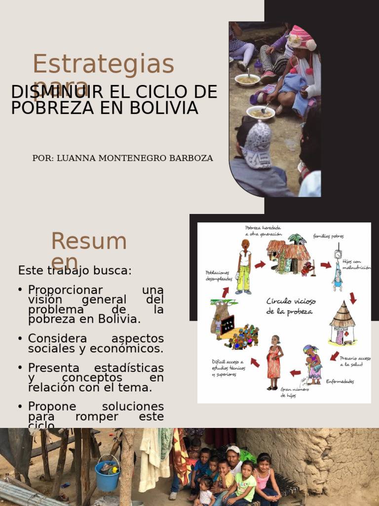 Estrategia para Reducir El Ciclo de Pobreza en Bolivia | PDF