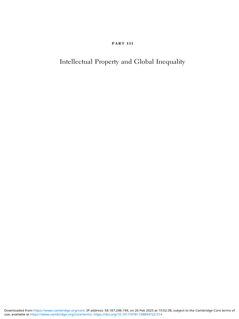 Intellectual Property And Global Inequality Photo Inspiration