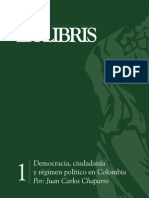 Democracia Ciudadania y Regimen Politic - Juan Carlos Chaparro