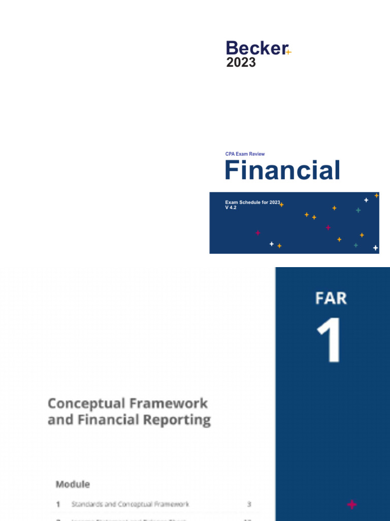 Becker CPA Exam Review 2023 | PDF