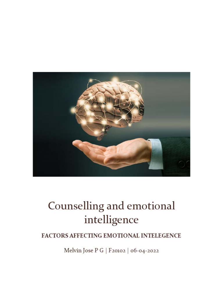 Factors Influencing Emotional Intelligence | PDF | Emotional ...