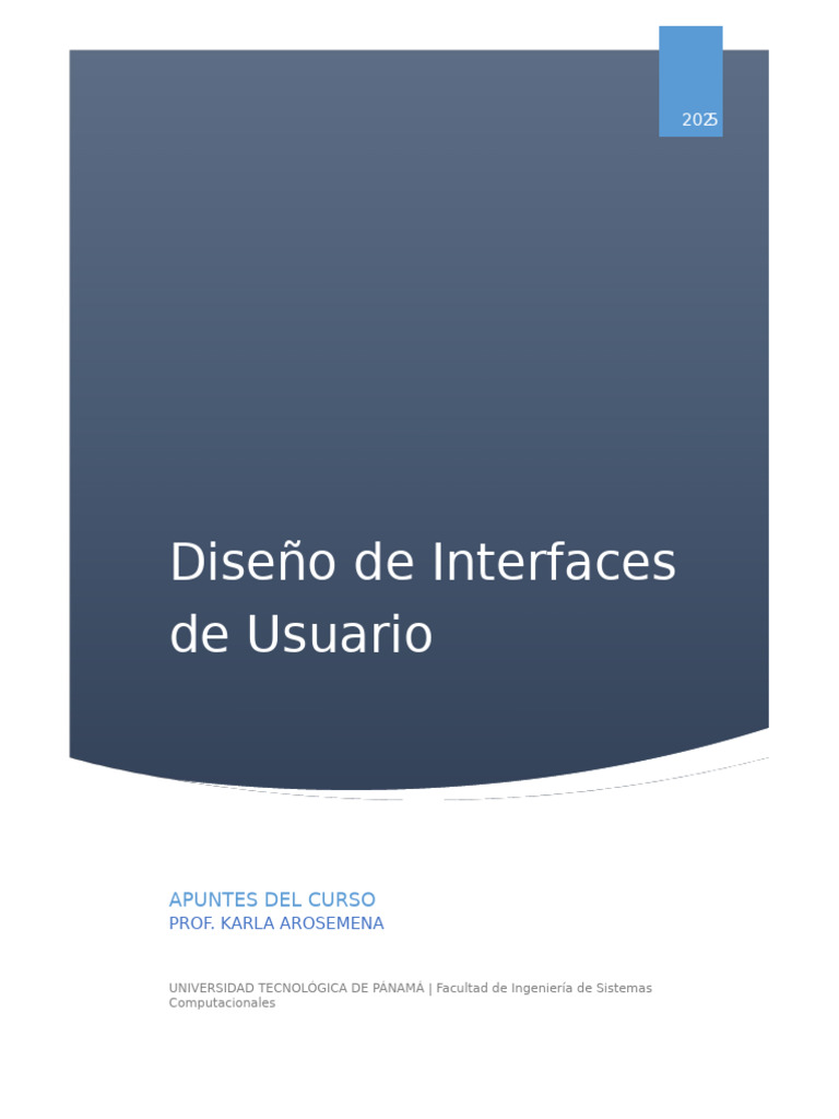 Capítulo 1 - Diseño de Interfaces de Usuario | PDF | Usabilidad ...