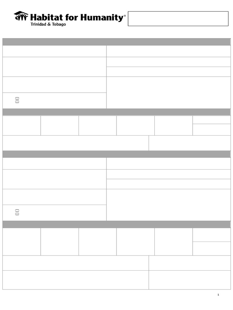 Homeowner Application Form | PDF | Credit | Finance & Money Management