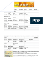 BES Schedule PDF