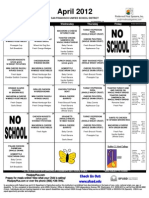 2012 April Elementary School Lunch