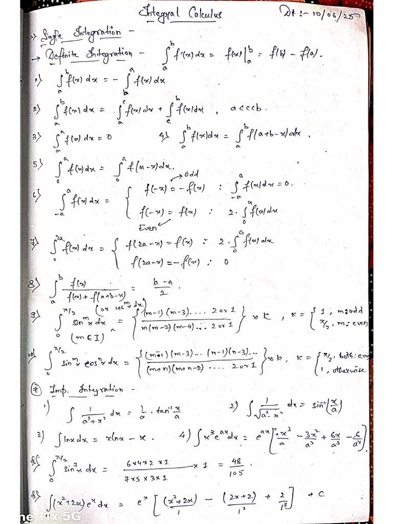 Integral Real Calculus | PDF