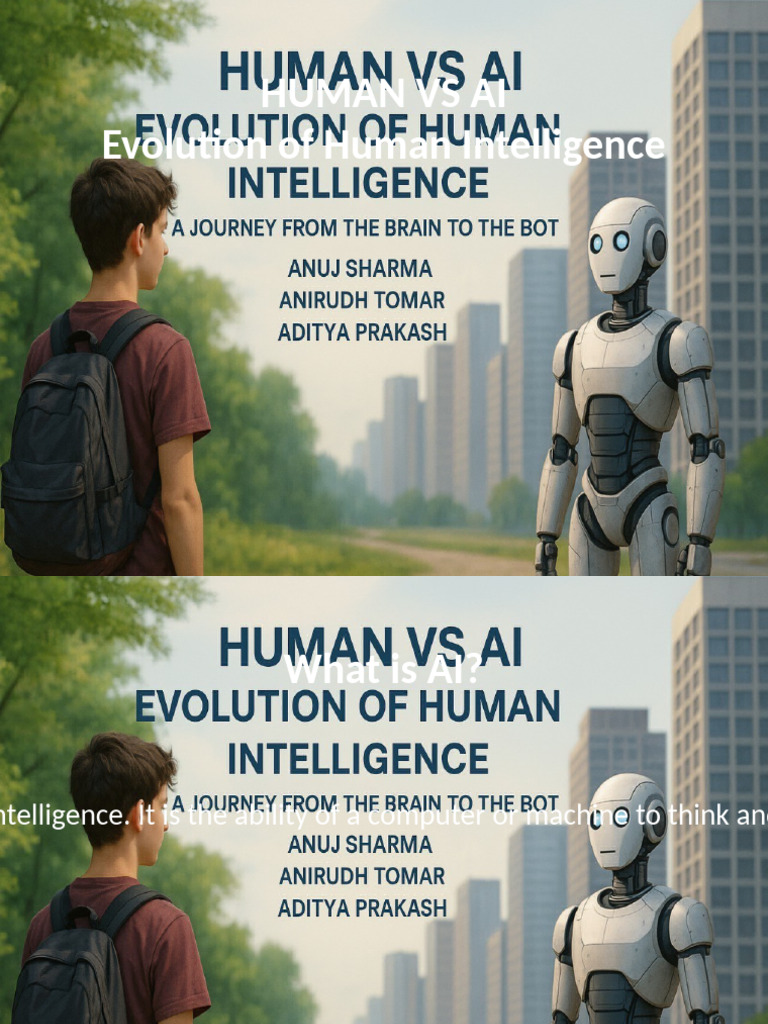 Human Vs AI Presentation | PDF