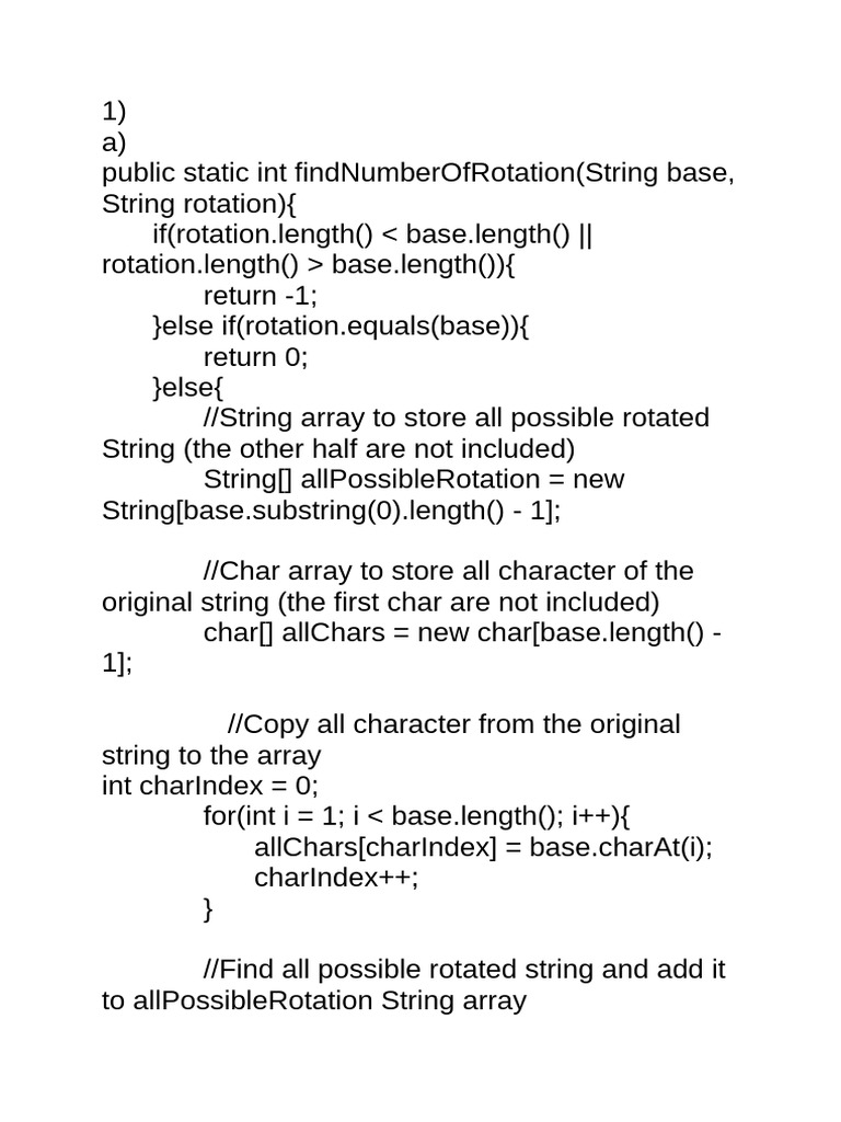 String Rotation and Pricing Logic | PDF | String (Computer Science ...
