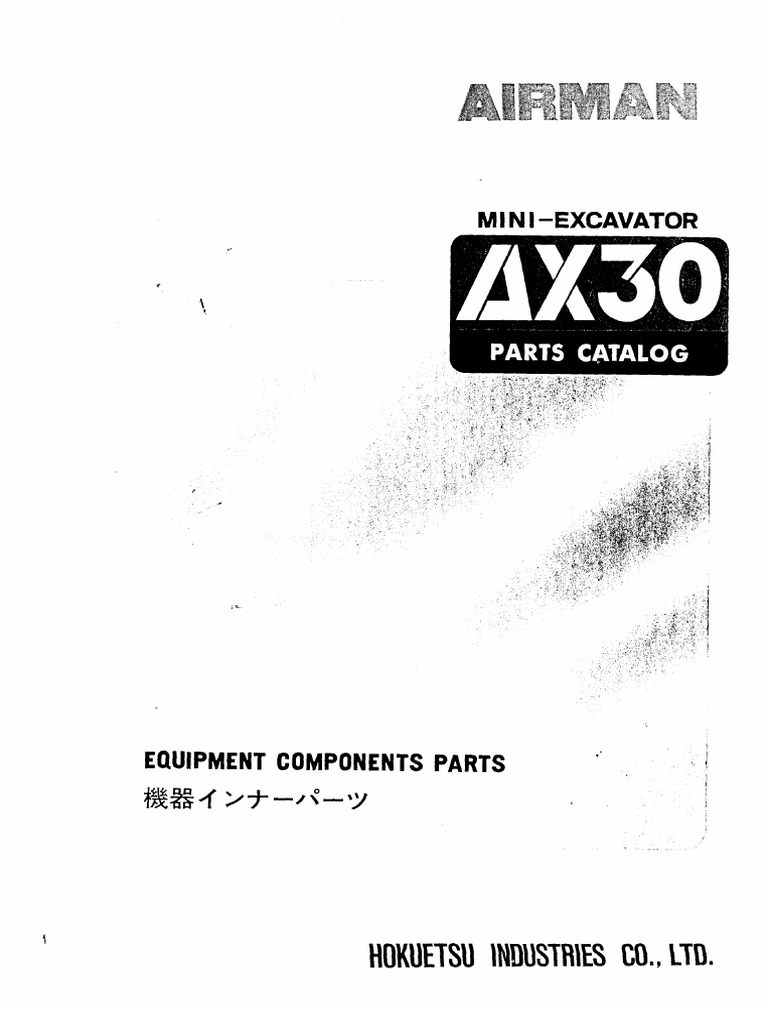 Airmann AX30 Parts Manual - Components | PDF