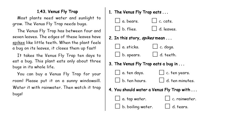 1.43. Venus Fly Trap | PDF
