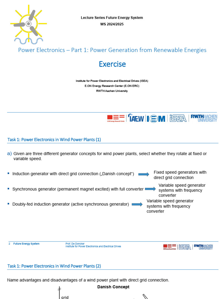 Power Electronics in Renewable Energy Systems | PDF | Electric ...
