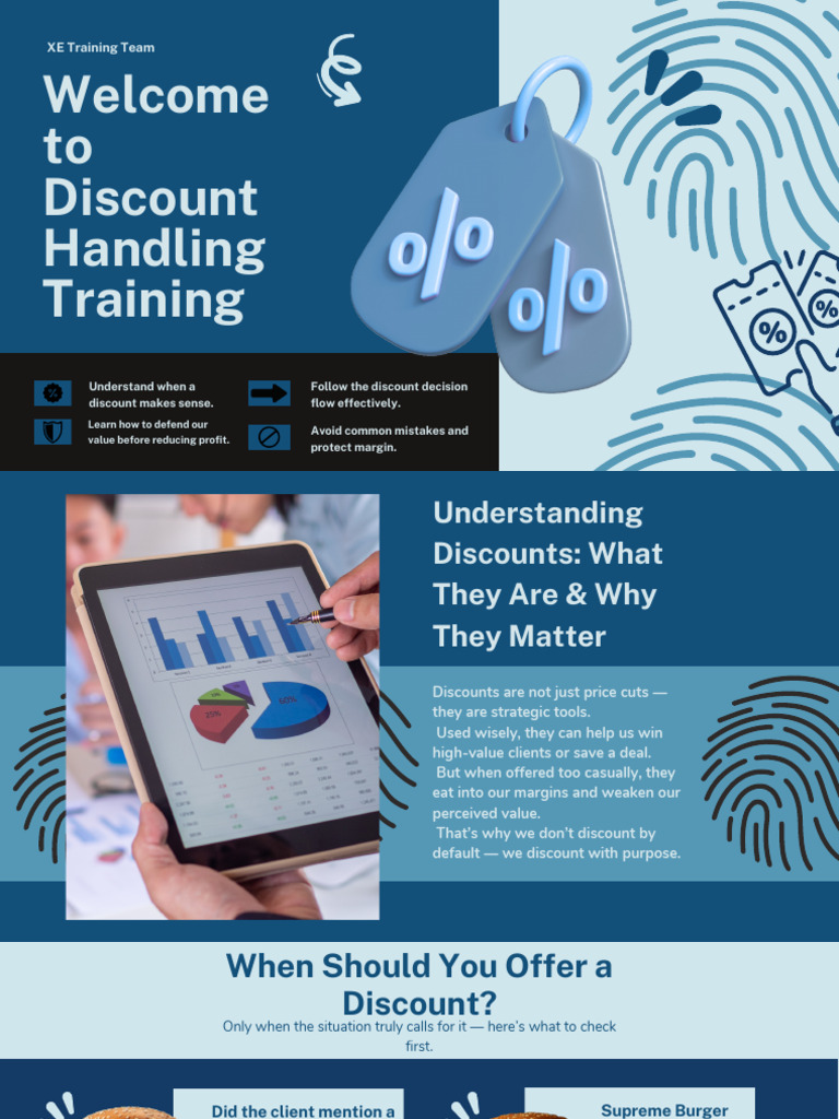 Welcome to Discount Handling Training | PDF | Hamburgers | Fast Food