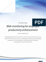 Web Monitoring for Employee Productivity Enhancement