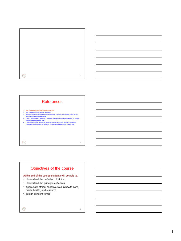 Public Health Ethics Overview and Principles | PDF | Informed Consent ...