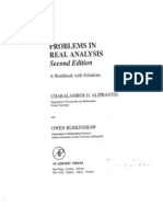 Problems in Real Analysis-Aliprantis