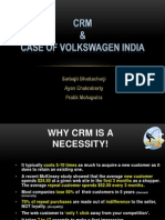 Customer Relationship Management in India - Case of Volkswagen India