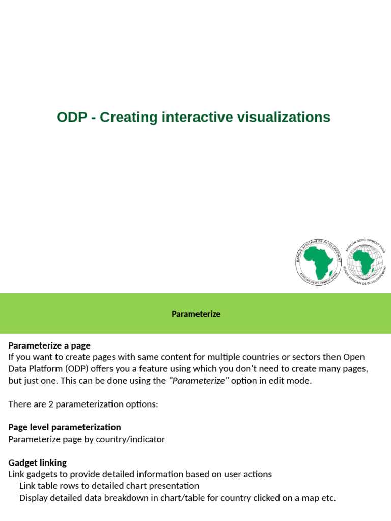 ODP: Interactive Visualization Guide | PDF | Menu (Computing ...