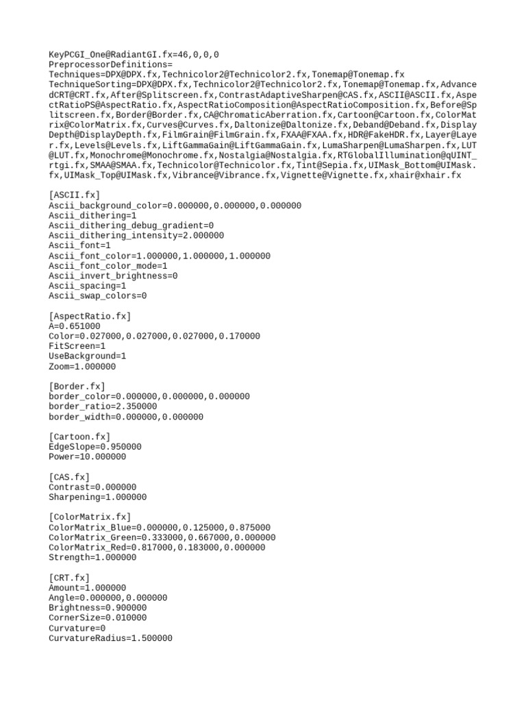 Visual Effects Techniques Configuration | PDF