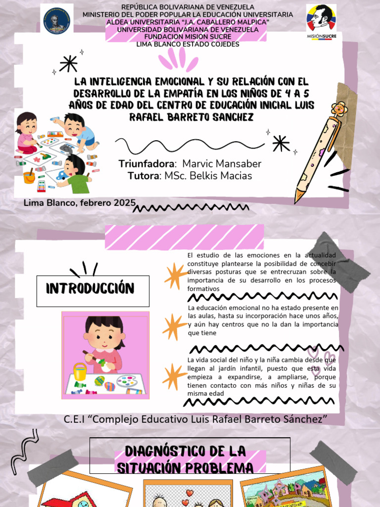 Inteligencia Emocional y Empatía en Niños | PDF | Educación de la ...