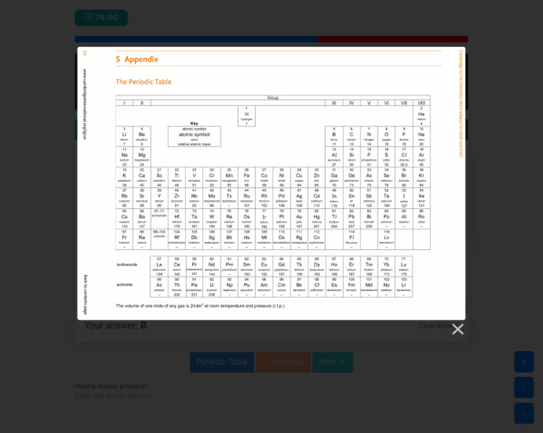 Ease 4 Chemistry Grade 10 20242025 - Exam Page - Latihan - Id | PDF