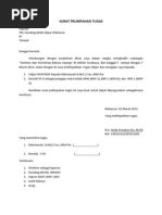 Surat Pelimpahan Wewenang