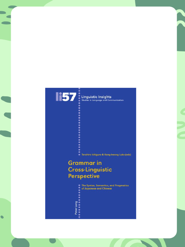 73579 | PDF | Linguistics | Syntax