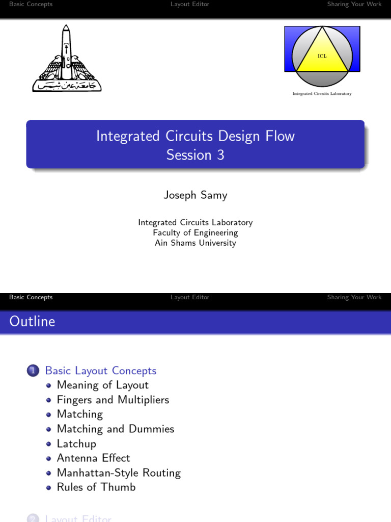 Integrated Circuits Layout Basics | PDF | Field Effect Transistor ...