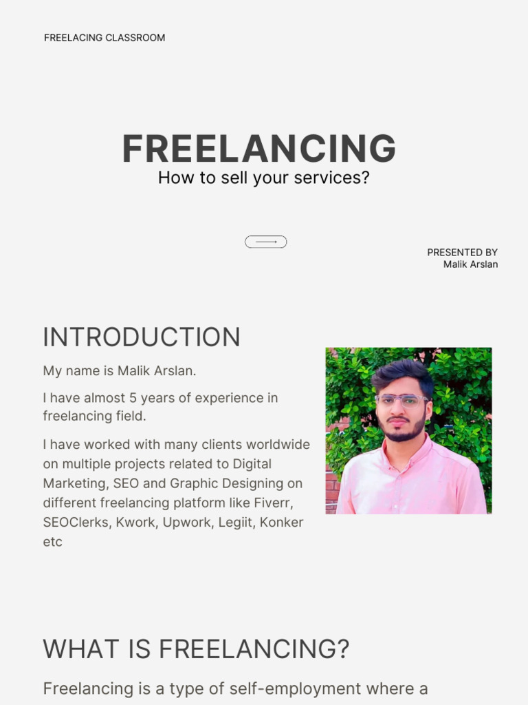Freelancing Success With Malik Arslan Pdf