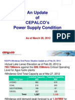 Power Updates From CEPALCO March 30 2012