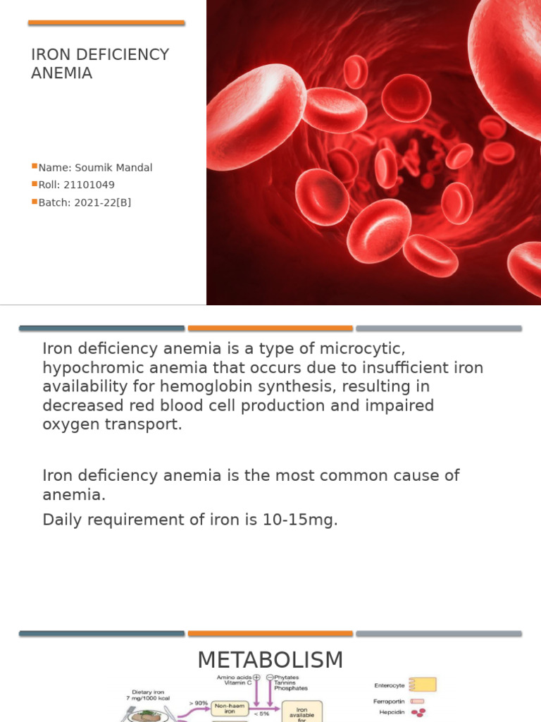 Iron Deficiency Anemia | PDF | Anemia | Iron