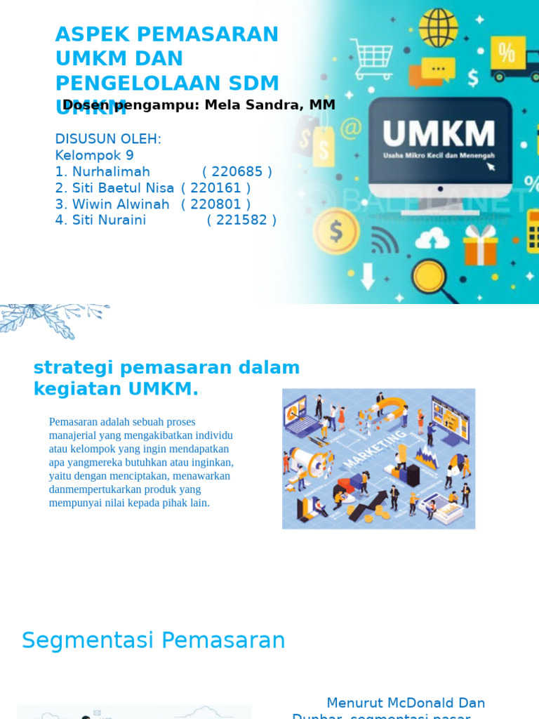 Strategi Pemasaran untuk UMKM | PDF