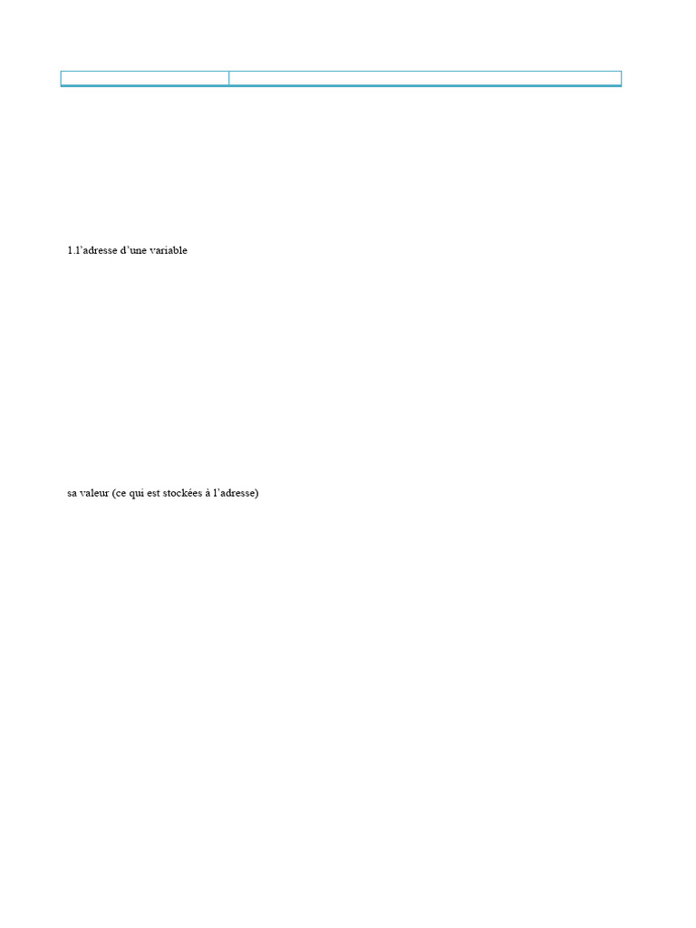 Pointeurs en Langage C Guide Complet PDF Pointeur (programmation — free download
