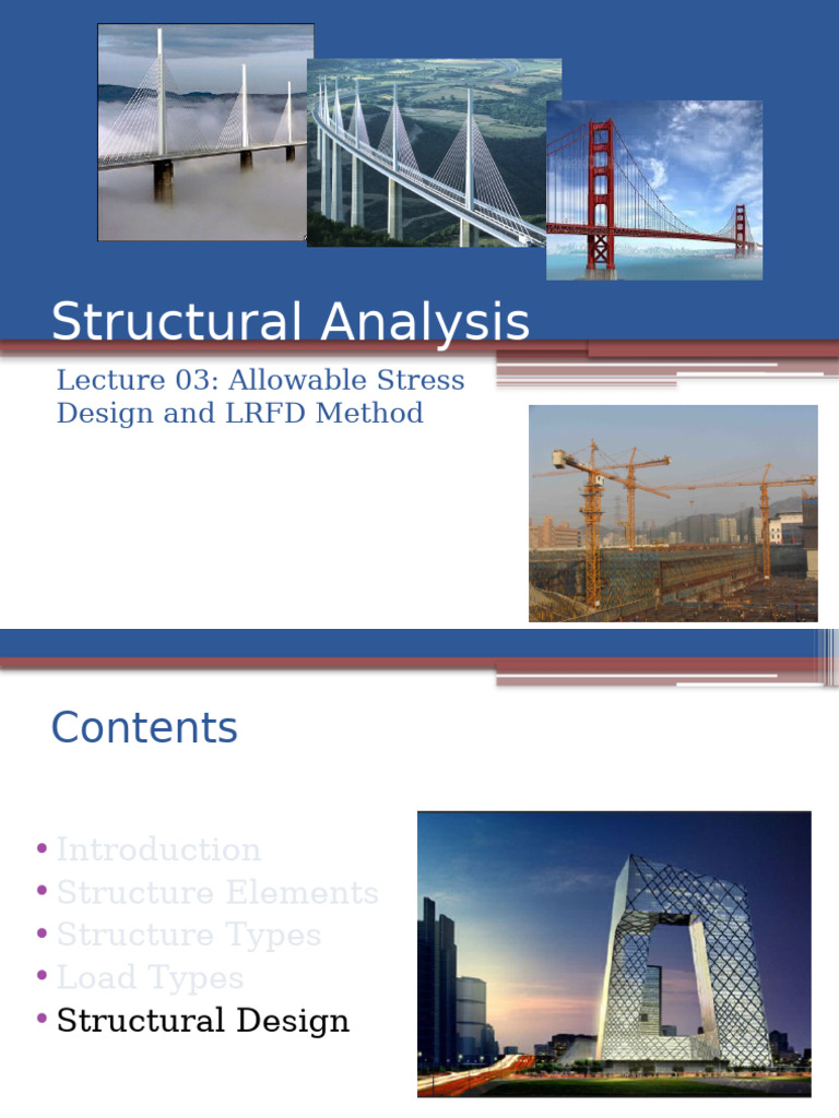 Structural Analysis Lecture 3 | PDF | Structural Load | Strength Of ...
