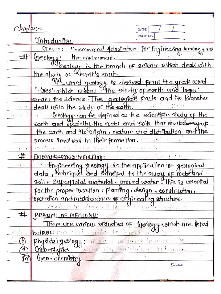 Geology Notes Based OnNew Syallabus-1 | PDF