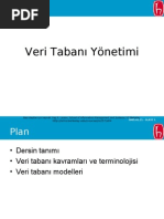 Veri Tabanı Yönetimi