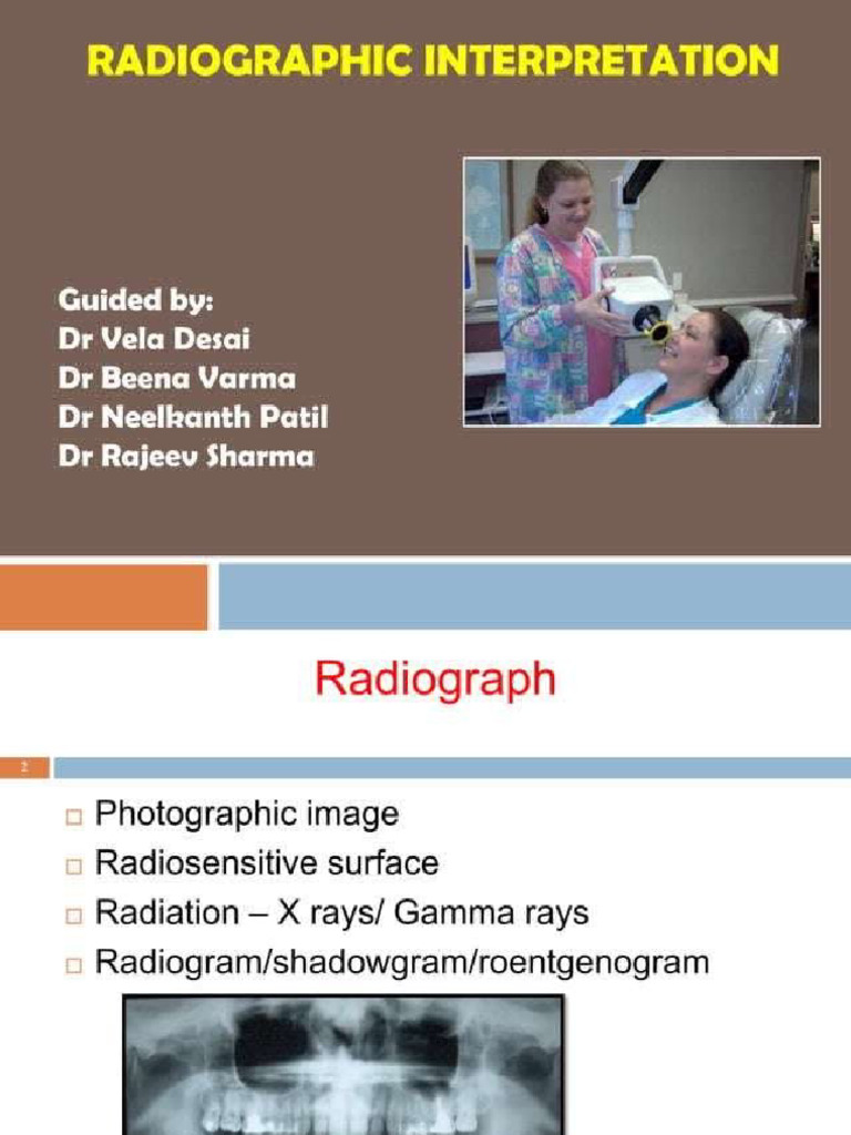 Radiographic InterpretATION 3 | PDF