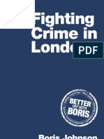 Boris Johnson 2012 Crime Manifesto