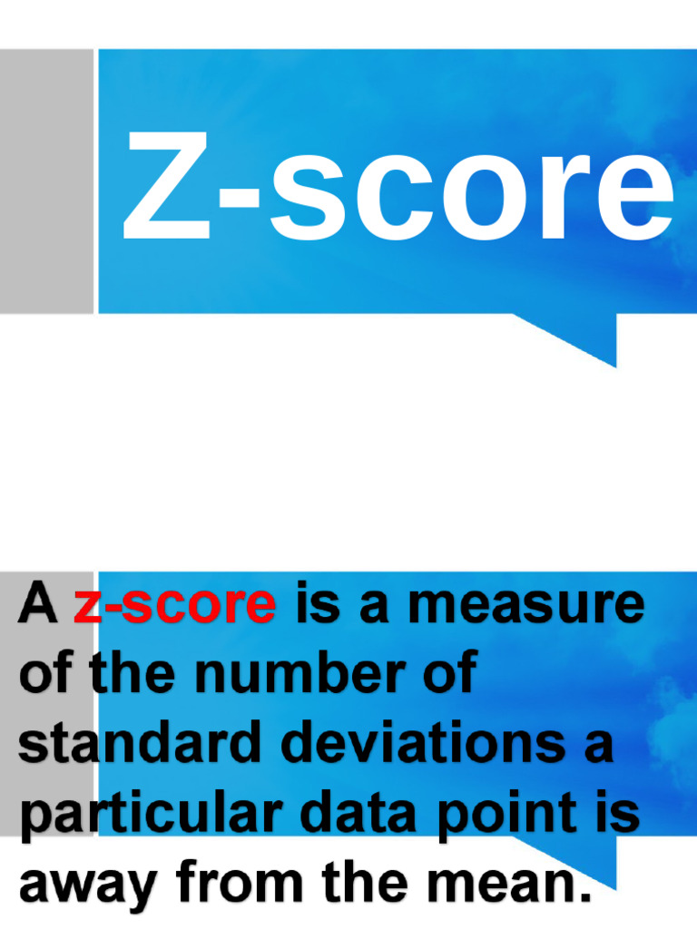 Understanding Z-Scores and Probabilities | PDF